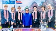 韩国男团N-CHIVE承诺助力向世界推广柬埔寨旅游形象