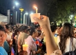 暹粒省民众聚集点烛光，祈求持久和平