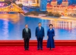 洪玛奈首相出席习近平主席在天津举行的欢迎宴会