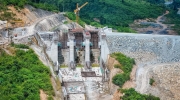 柬埔寨菩萨省150兆瓦斯登眉登水电站已完成七成建设