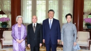 柬埔寨国王与中国领导人重申“铁杆友谊”