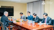 柬埔寨外交部代表与新西兰驻柬埔寨大使举行会谈