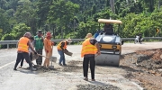 柬埔寨55号公路受损路段正在积极修复中