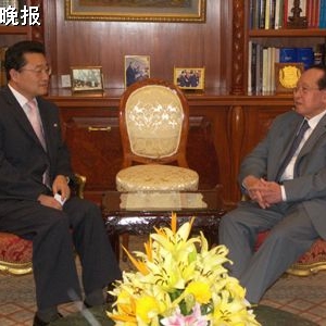 何南丰会见朝鲜新任驻柬大使