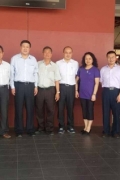 暨南大学国际交流合作处代表团抵金边