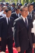 沈良西率救国党代表团吊唁谢辛亲王