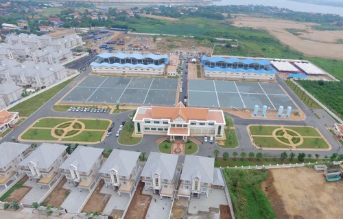 尼洛滤水站二期工程剪彩启用。