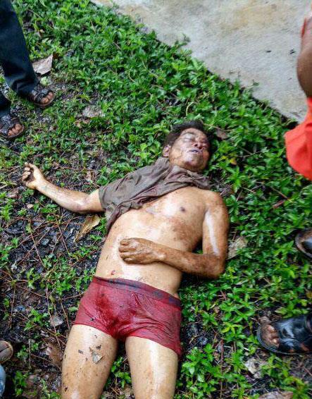 象伕遭大象踩死。