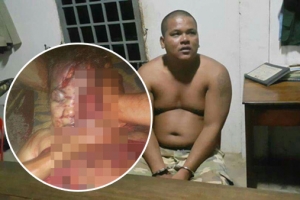 男子涉嫌打死姐姐，被警方逮捕。