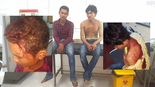 两名男子凌晨遇一群恶徒攻击，再劫走摩托车。