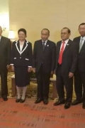 柬中友协艾森沃主席会见中国-东盟协会顾透莲会长
