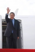 洪森正式开启日本访问之旅