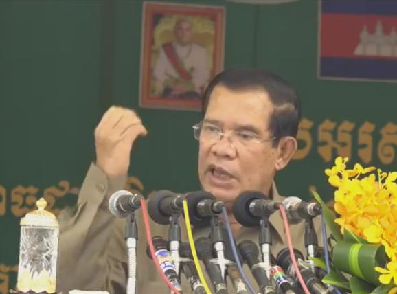 洪森强调绝不会让朗诺政权推翻已故国父事件重演。