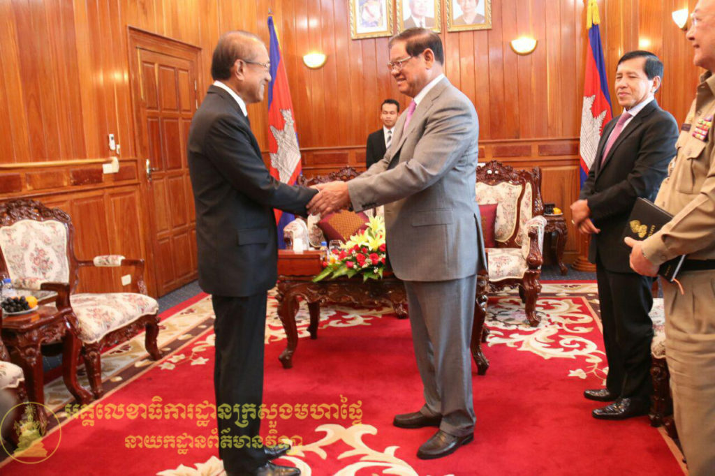 副总理兼內政部长苏庆会见泰国大使纳达乌。