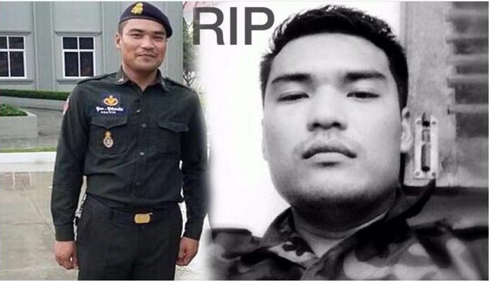 宪兵不知何故突然开枪自杀。