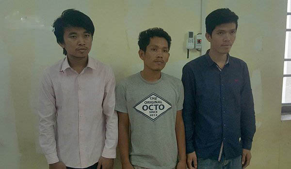 涉及奸杀案的其中3名嫌犯。