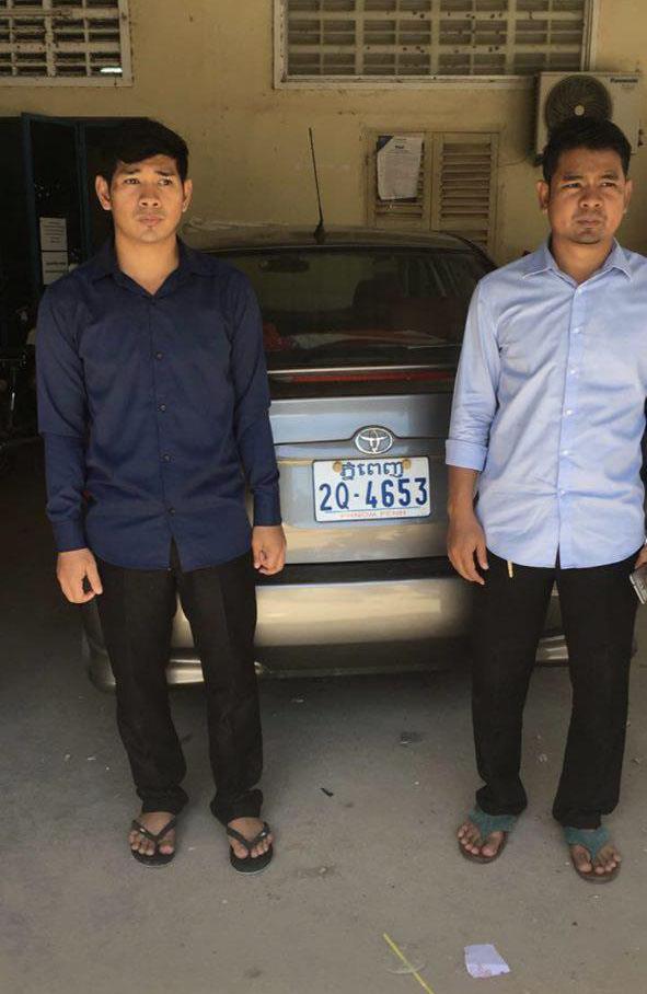 两名官员涉案被捕。 （图：柬埔寨星洲日报）