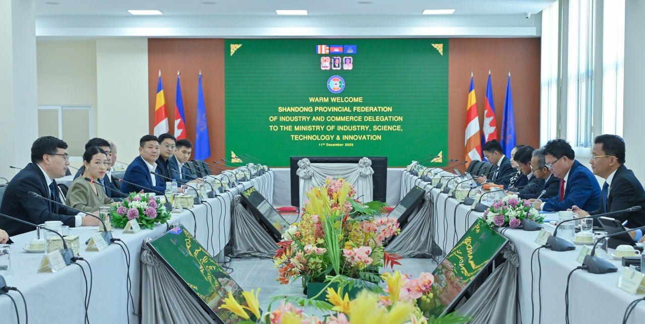 山东省工商联代表团访柬，探索扩大对柬投资