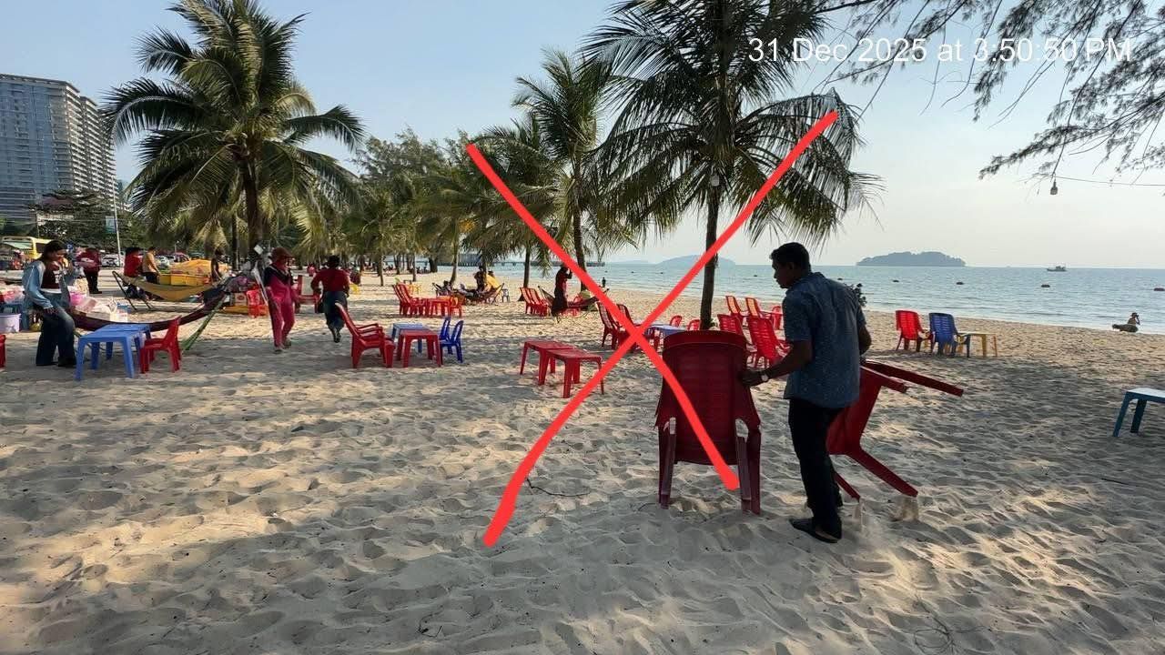 西港市长：严禁霸占公共海滩 违规商贩将被取消经营权