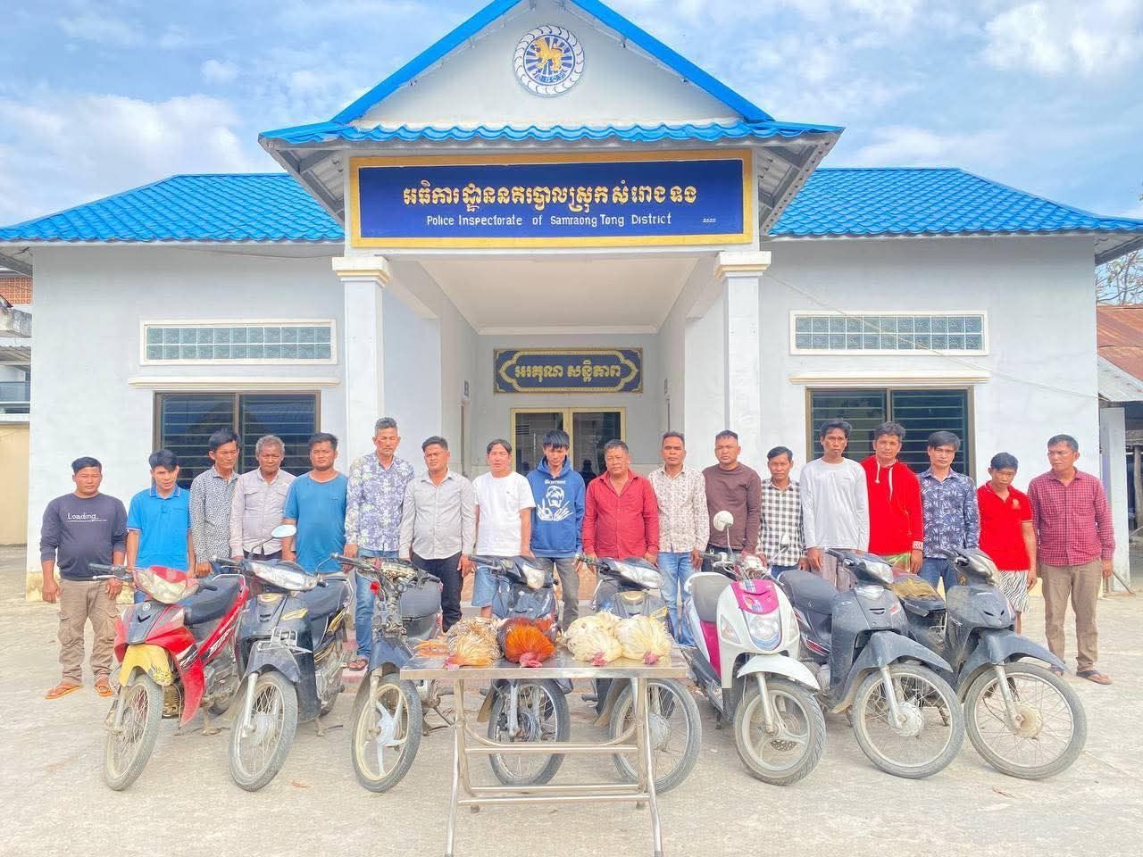 柬埔寨警方突查斗鸡窝点，18人被捕！