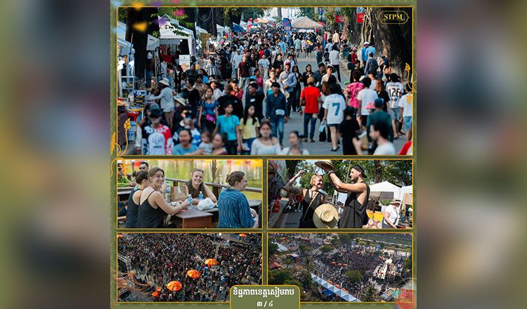 柬新年期间，7万多名外国游客到访各地旅游景点！