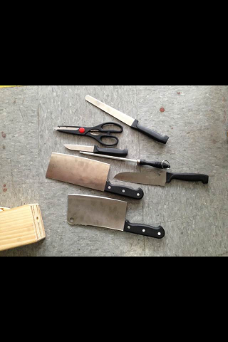 不锈钢制品家庭菜刀具2